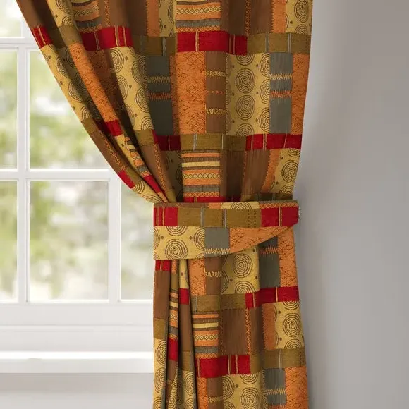 Curtain Tieback - Prague Terracotta, Chenille