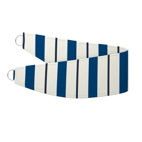 Curtain Tieback Striped - Navy, Cotton