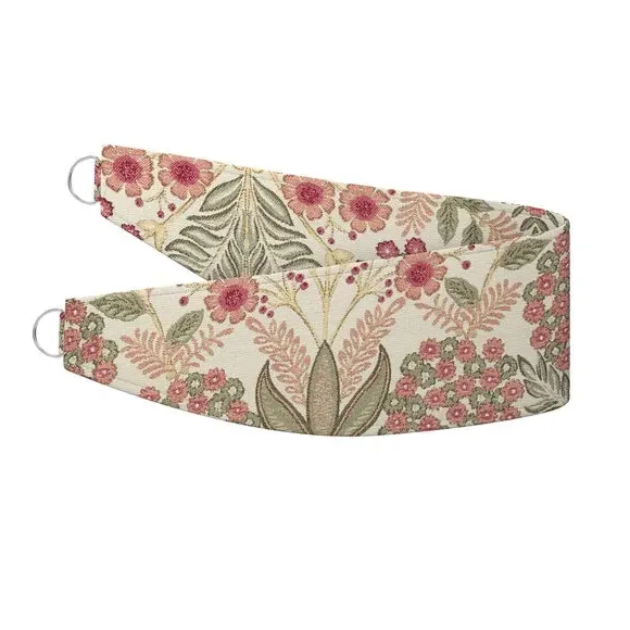 Curtain Tieback Traditional Weave - Raspberry
