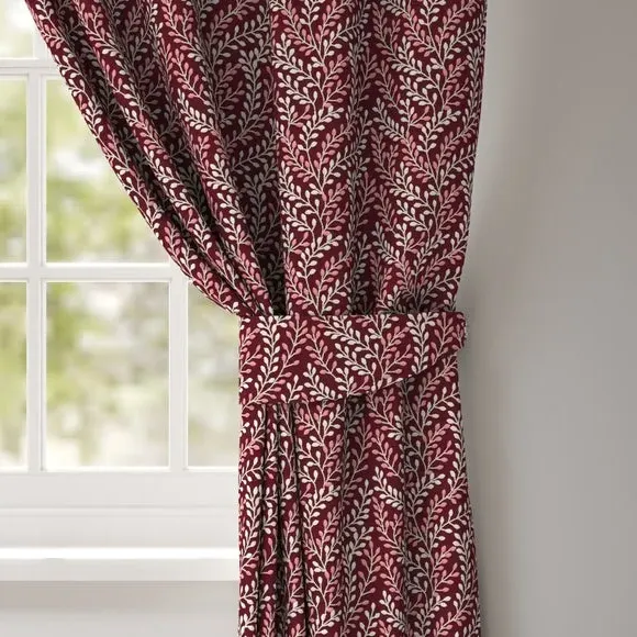 Curtain Tieback Traditional Weave - Raspberry image