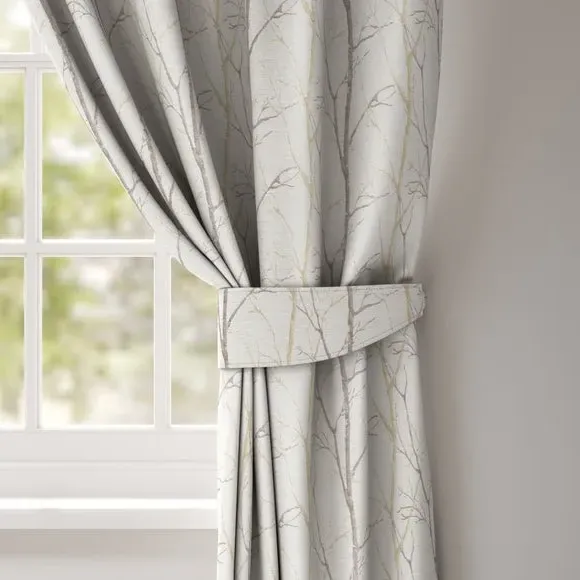 Curtain Tieback Tree Branch Design - Silver image