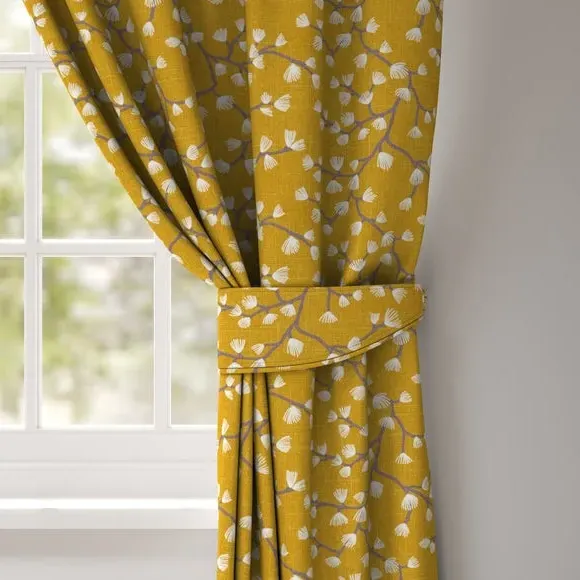 Curtain Tieback with Branch Design - Sunflower