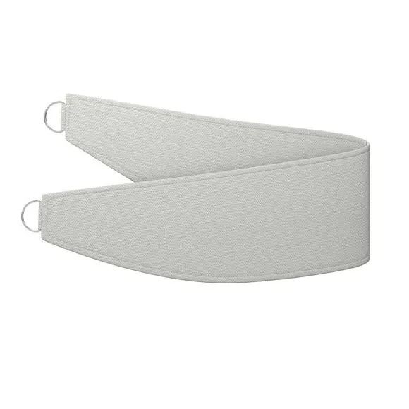 Curtain Tieback with Chrome Rings - Dove