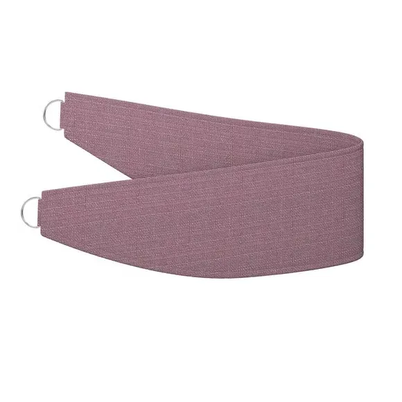 Curtain Tieback with Chrome Rings - Heather