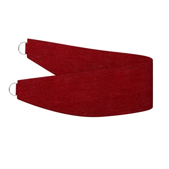 Curtain Tieback with Chrome Rings - Rosso, Polyester