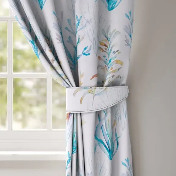 Curtain Tieback with Coastal Design - Cobalt