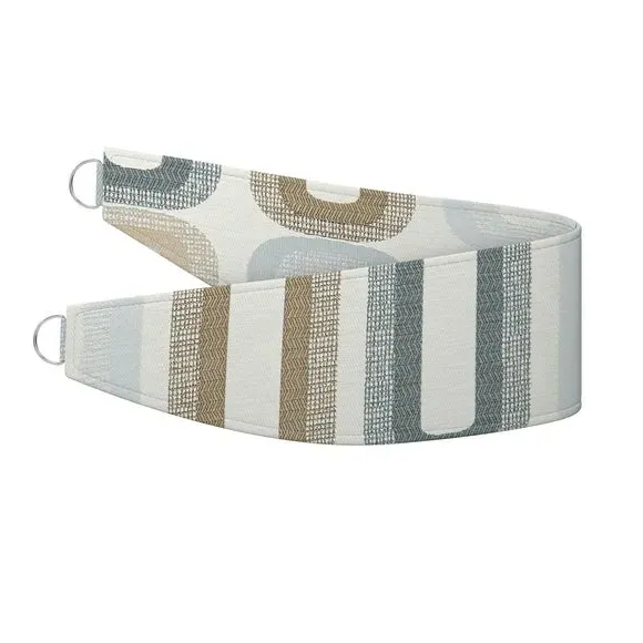 Curtain Tieback with Edge Options - Duck Egg
