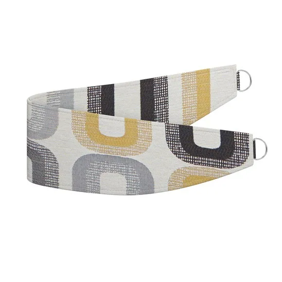 Curtain Tieback with Edge Options - Ochre