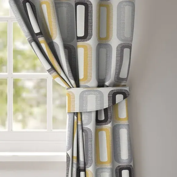 Curtain Tieback with Edge Options - Ochre
