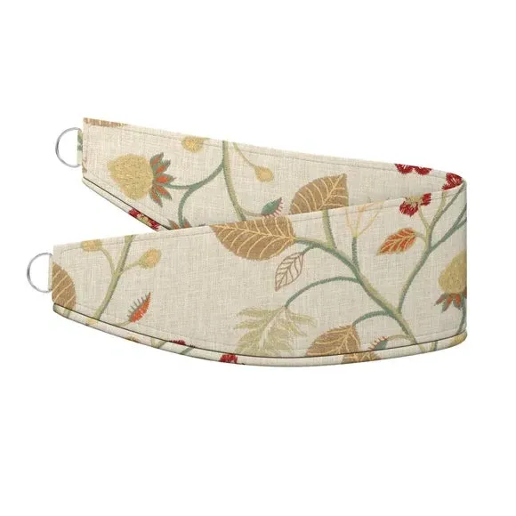 Curtain Tieback with Embroidery - Chintz, Polycotton