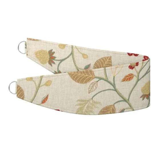Curtain Tieback with Embroidery - Chintz, Polycotton