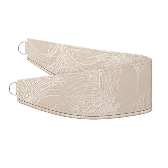 Curtain Tieback with Feathers Design - Coffee