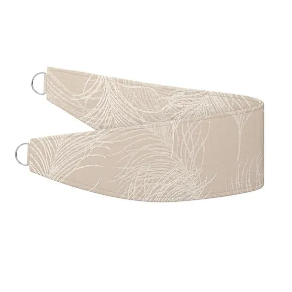 Curtain Tieback with Feathers Design - Coffee