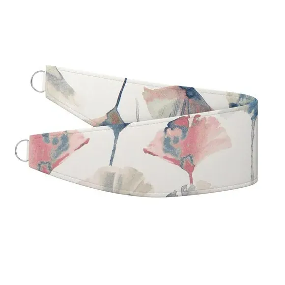 Curtain Tieback with Floral Design - Blush