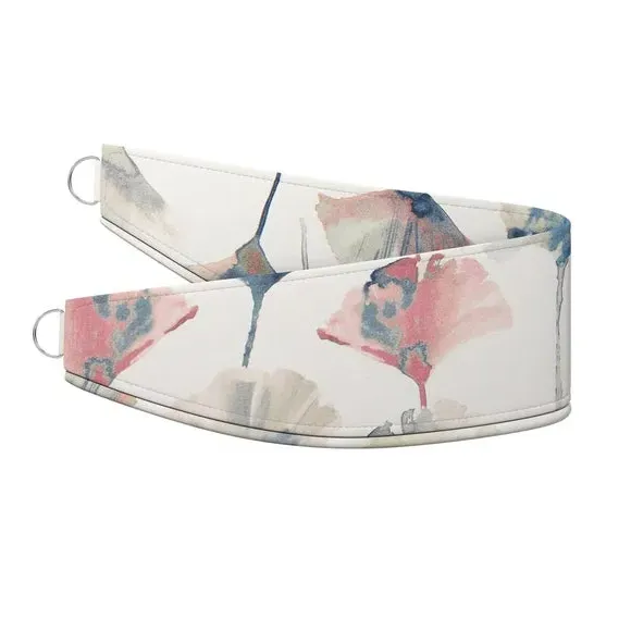 Curtain Tieback with Floral Design - Blush