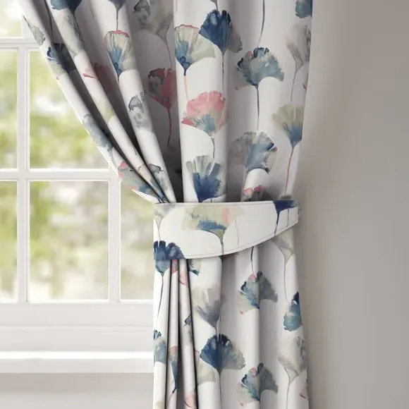 Curtain Tieback with Floral Design - Blush image