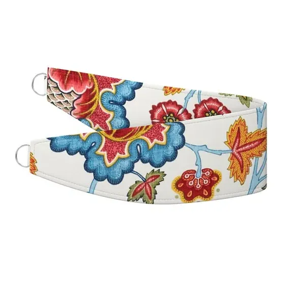 Curtain Tieback with Floral Print - Multicoloured