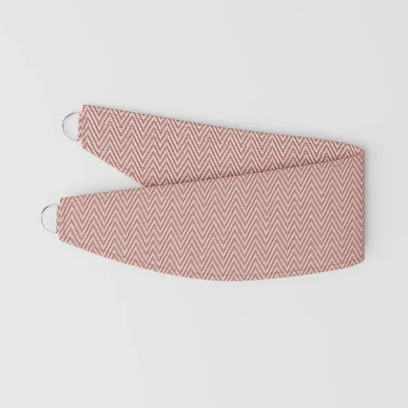 Curtain Tieback with Geometric Design - Ruby