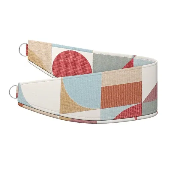 Curtain Tieback with Geometric Design - Tutti Frutti
