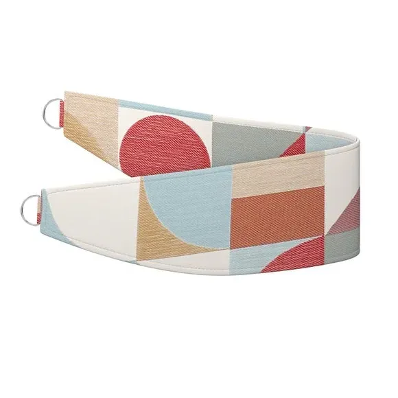 Curtain Tieback with Geometric Design - Tutti Frutti