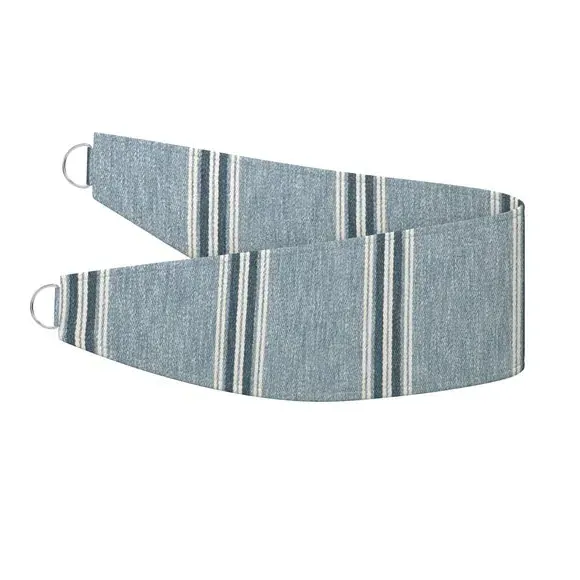 Curtain Tieback with Jacquard Design - Denim