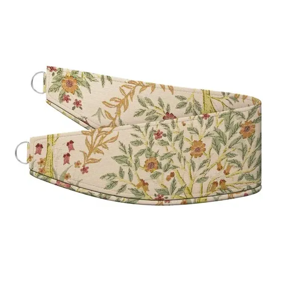 Curtain Tieback with Jacquard Design - Jewel