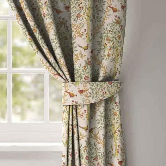 Curtain Tieback with Jacquard Design - Jewel
