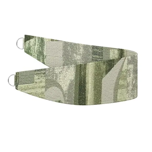 Curtain Tieback with Jacquard Print - Green