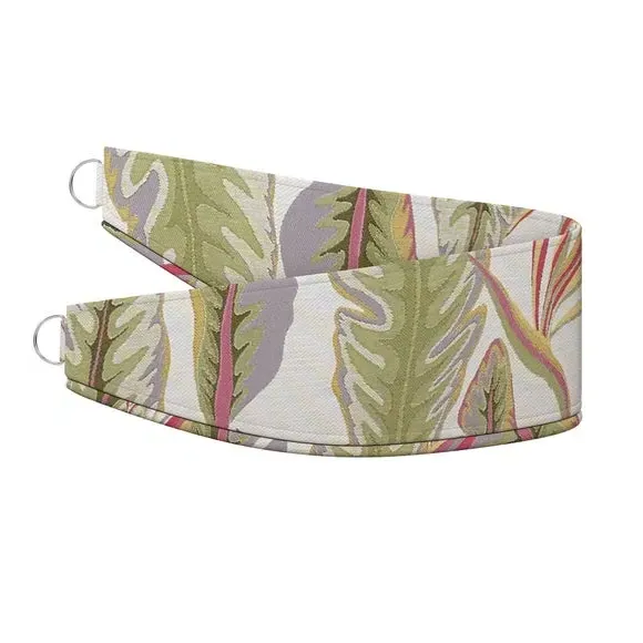 Curtain Tieback with Leaf Design - Chintz