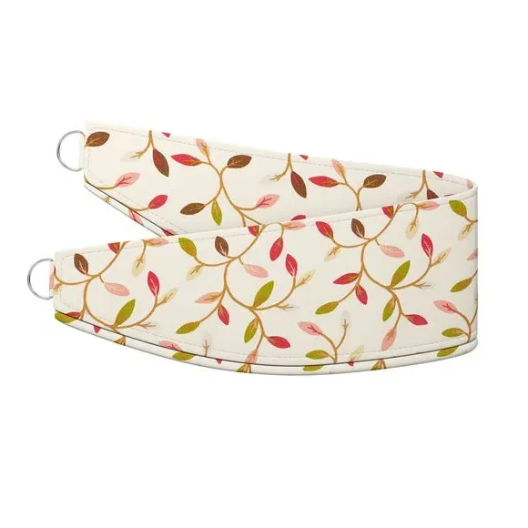 Curtain Tieback with Leaf Design - Chintz