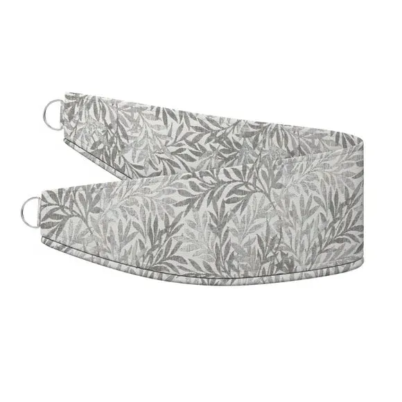 Curtain Tieback with Leaf Design - Dove