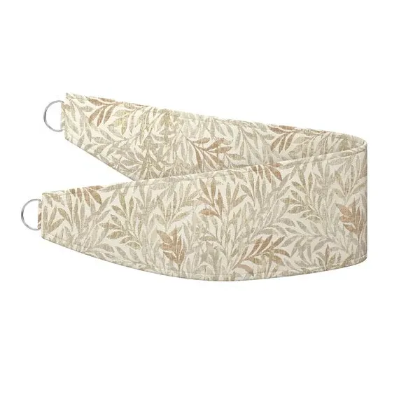 Curtain Tieback with Leaf Design - Natural