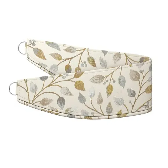 Curtain Tieback with Leaf Design - Opal