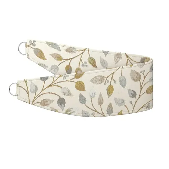 Curtain Tieback with Leaf Design - Opal