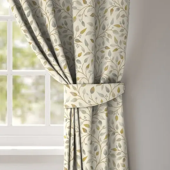 Curtain Tieback with Leaf Design - Opal image