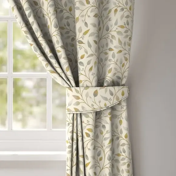 Curtain Tieback with Leaf Design - Opal