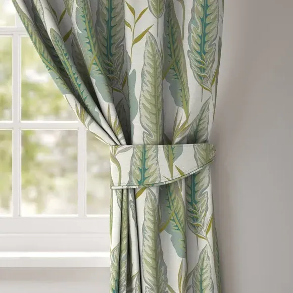 Curtain Tieback with Leaf Design - Pampas