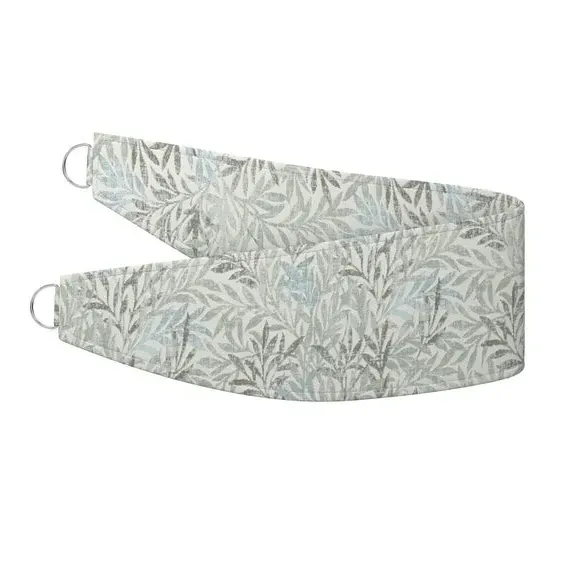 Curtain Tieback with Leaf Design - Seafoam
