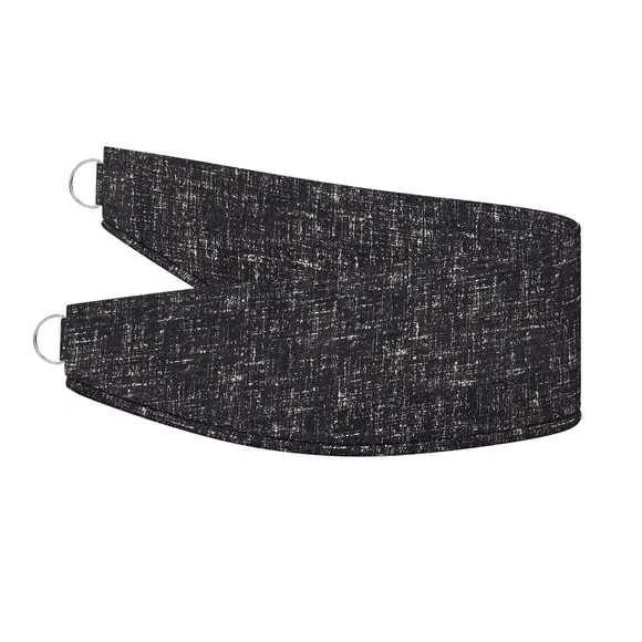 Curtain Tieback with Piped Edge - Grey, Jacquard