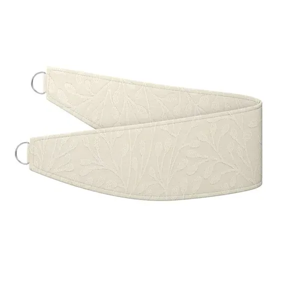 Curtain Tieback with Piped Edge - Ivory