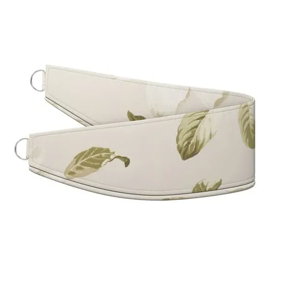 Curtain Tieback with Piped Edge - Linen, Cotton