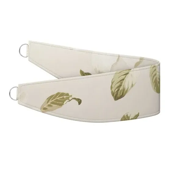 Curtain Tieback with Piped Edge - Linen, Cotton