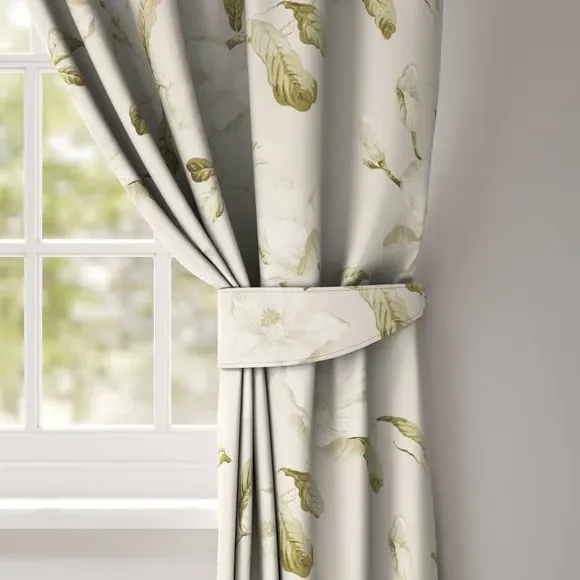 Curtain Tieback with Piped Edge - Linen, Cotton image