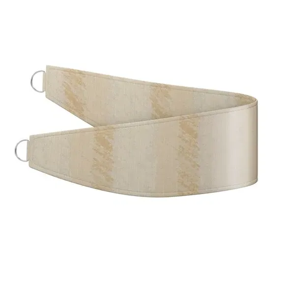 Curtain Tieback with Piped Edge - Linen