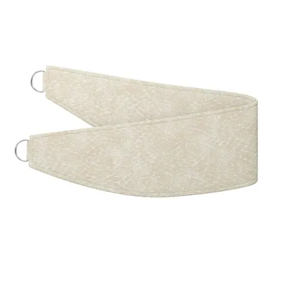 Curtain Tieback with Piped Edge - Natural