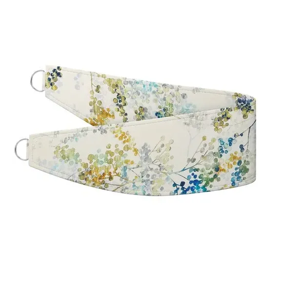 Curtain Tieback with Piped Edge - Navy