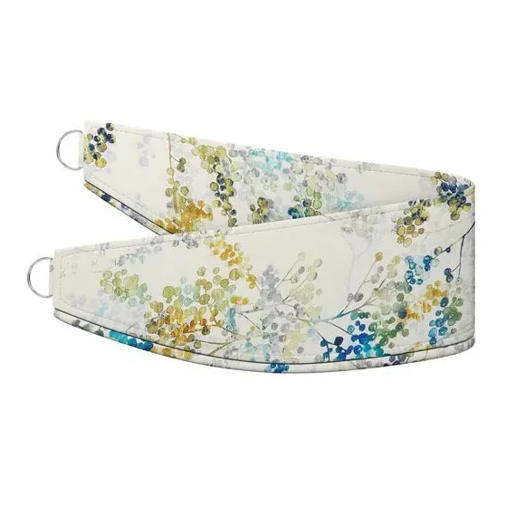 Curtain Tieback with Piped Edge - Navy