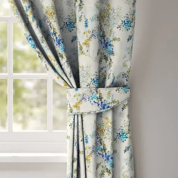 Curtain Tieback with Piped Edge - Navy