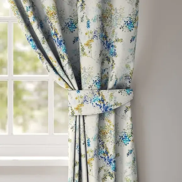 Curtain Tieback with Piped Edge - Navy