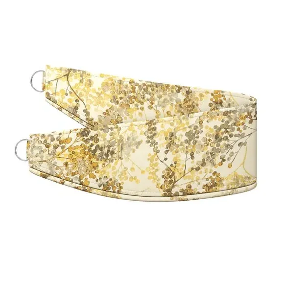 Curtain Tieback with Piped Edge - Ochre